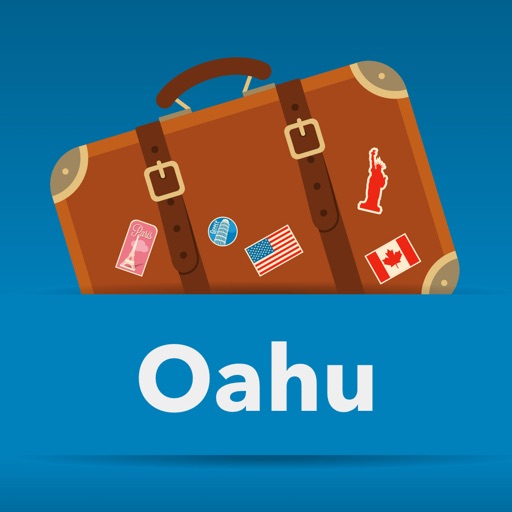 Oahu Honolulu offline map and free travel guide icon