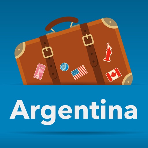 Argentina offline map and free travel guide icon