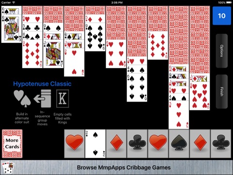 Hypotenuse Solitaire screenshot 3