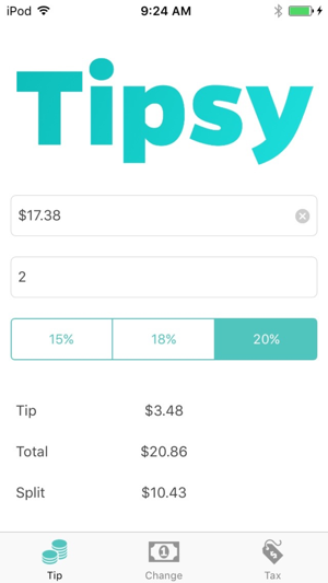 Tipsy Free Tip Calculator(圖2)-速報App