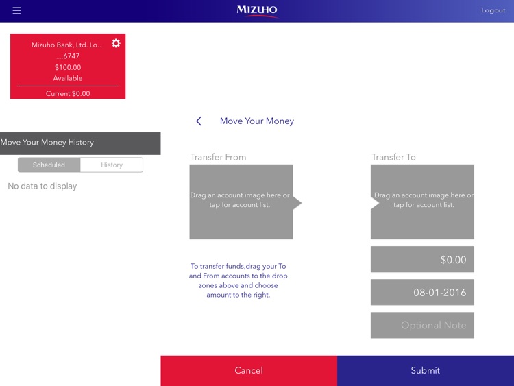 Mizuho Bank Business for iPad screenshot-3