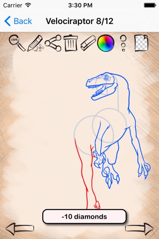 How to Draw For Jurassic Dinosaurs Figures screenshot 3
