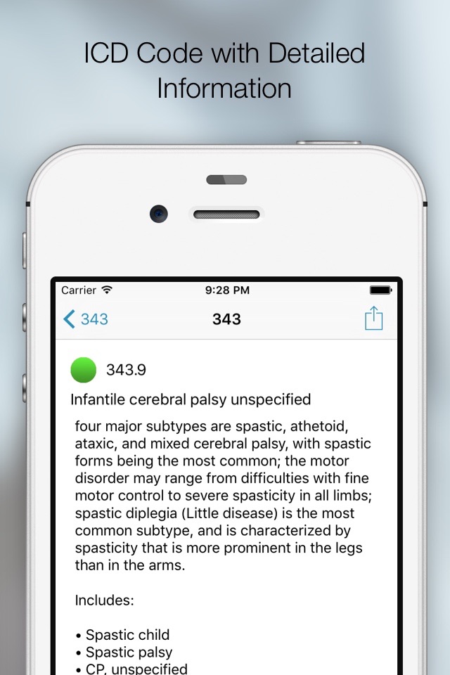 ICD9 On the Go screenshot 4