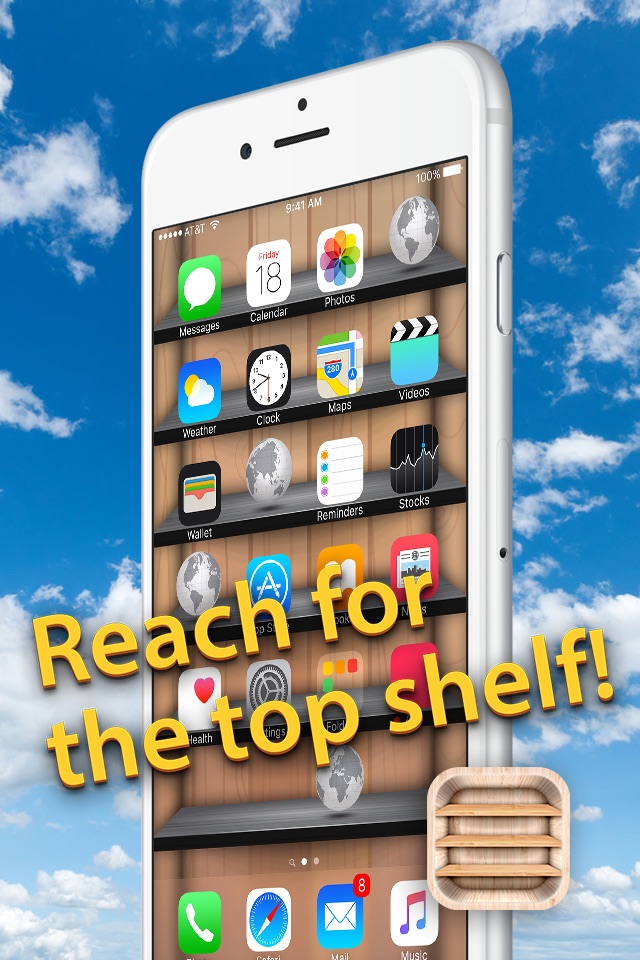 Top Shelves Wallpaper – Home Screen Backgrounds with Shelf, Frame and Sticker Decorations screenshot 2
