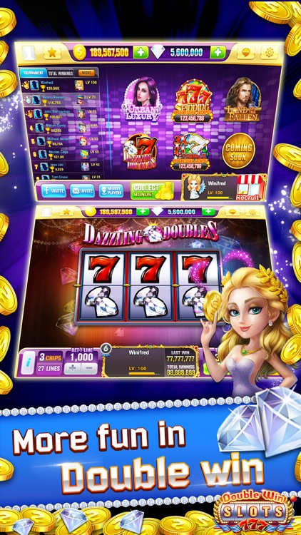 Double Win Slots™ - FREE Las Vegas Casino Slot Machines Game screenshot-3