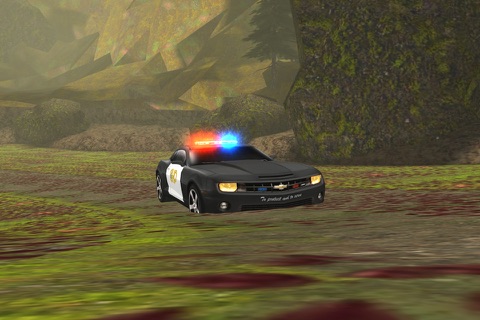 3D Off-Road Police Car Racing  - eXtreme Dirt Road Wanted Pursuit Game screenshot 2