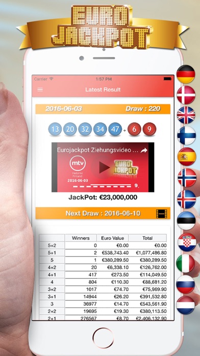 How to cancel & delete Eurojackpot  Europe - AVAXN from iphone & ipad 1