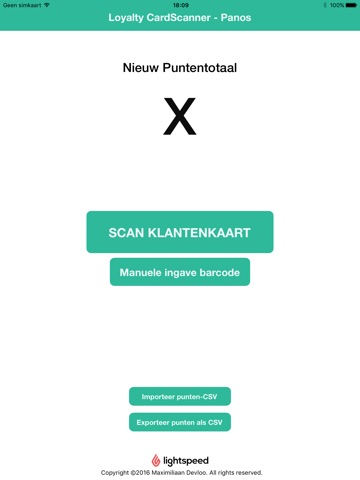 Basic Customer Loyalty CardScanner for Panos screenshot 2
