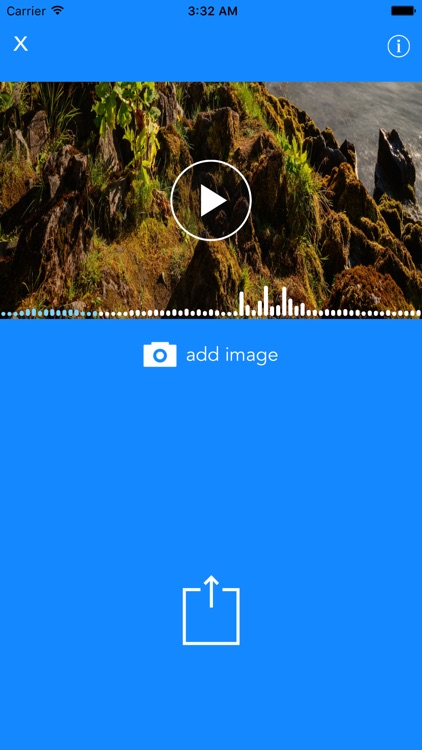 SongPost - post audio files to facebook and youtube - create videos with your audio files.