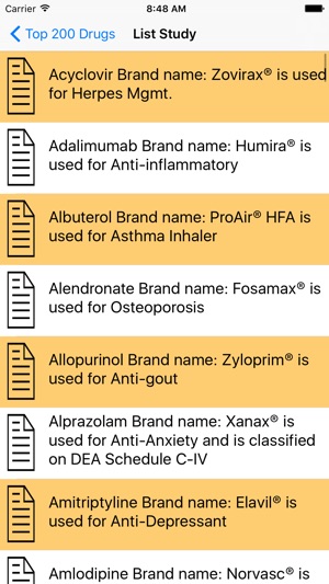 Top 200 Drugs - Flashcards, Quiz & Reference(圖3)-速報App