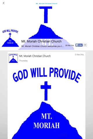 MT Moriah CC GOD WILL PROVIDE screenshot 2