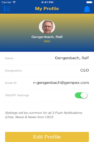 gempex App screenshot 2