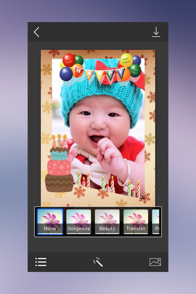Birthday Photo Frame - Photo frame editor screenshot 3