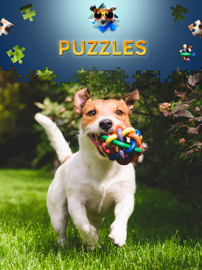 Puzzles de perros de muchas piezas