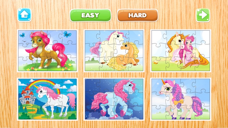 Horse Puzzle Games Free - Pony Jigsaw Puzzles for Kids and Toddler - Preschool Learning Games