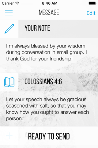 You Encourage - The right verse at the right time screenshot 3