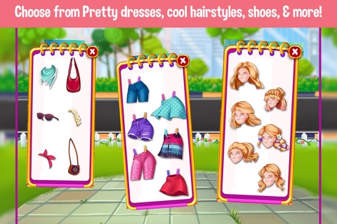 Princess BFF Bicycle Ride - DressUp Games! screenshot 3