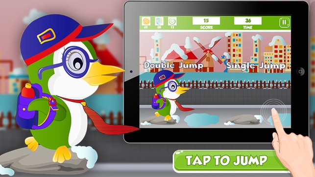 Baby Panguin Jump - School Edition(圖2)-速報App