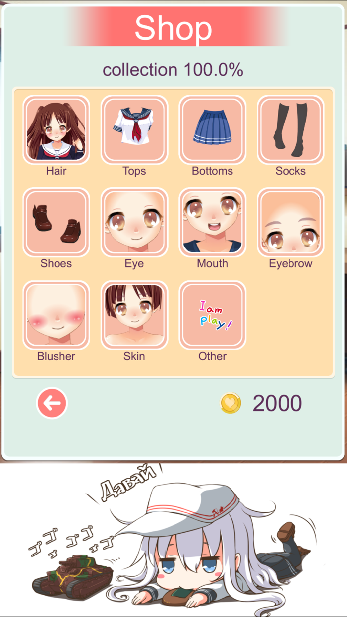 Cartoon Girl - Dress Up and Makeover Game for Kids