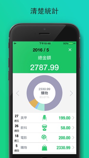 秒速記 SpendNext - 理財幫手，個人理財日記，輕鬆記帳，簡單理財(圖3)-速報App