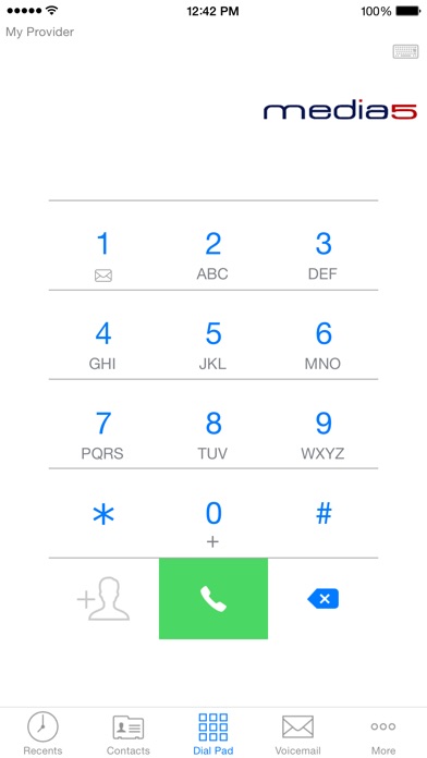 Media5-fone Pro VoIP SIP Mobile Softphone Screenshot 1