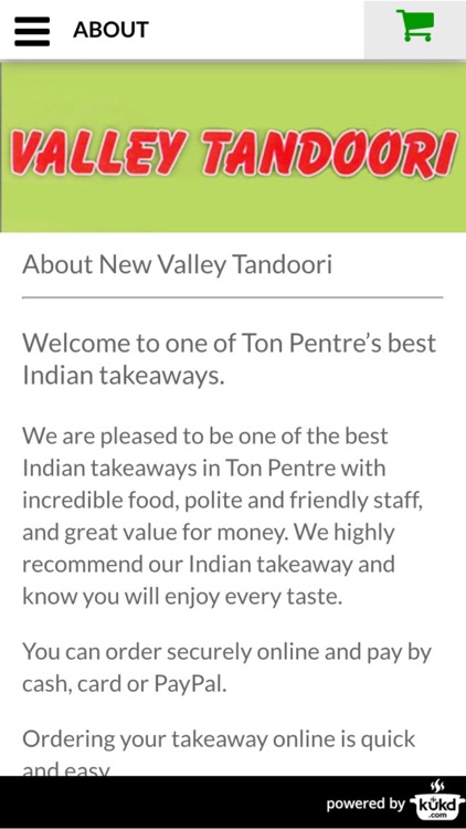 New Valley Tandoori Indian Takeaway screenshot-3