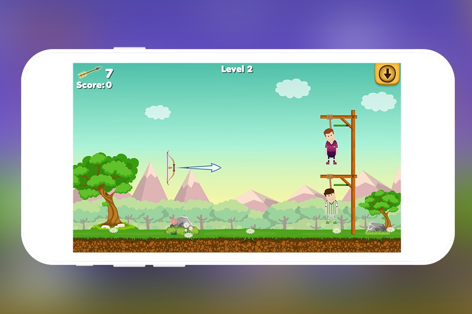 Cut Rope - Bow and Arrow Game screenshot 2