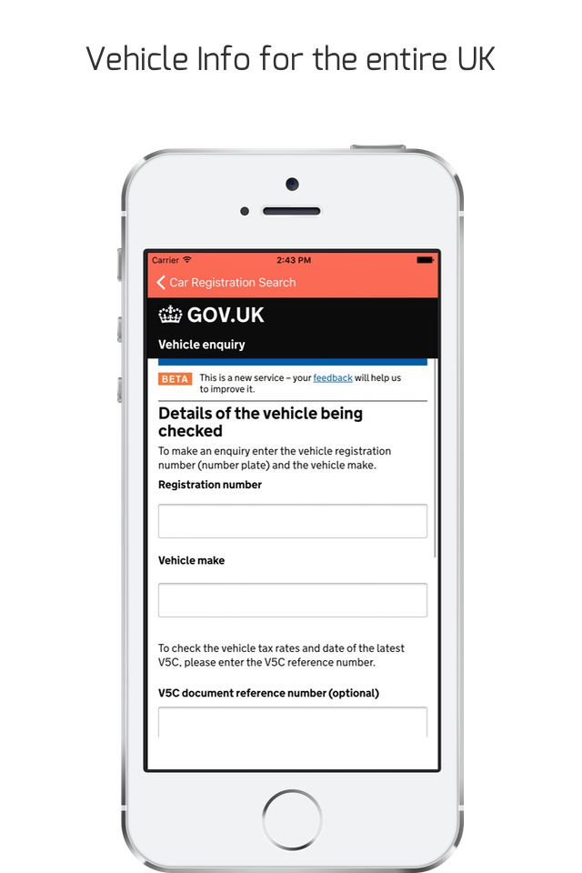 Car Registration Search - Detailed vehicle info screenshot 2