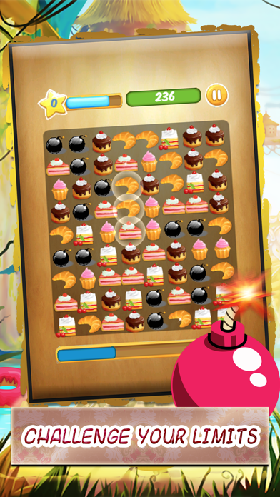 sweet pastry - super arcade delicious sweet candy to match three pastry best match three game for iPhone and iPadのおすすめ画像1