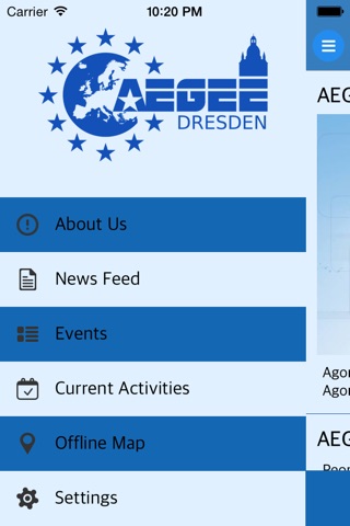 AEGEE-Dresden screenshot 4