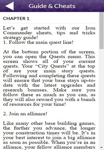 Game Guide for Iron Commander screenshot 2