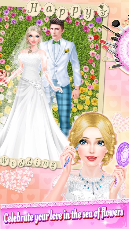 Romantic Dream Wedding Beauty Salon - Summer Spa, Makeup and Dressup Game for Girls