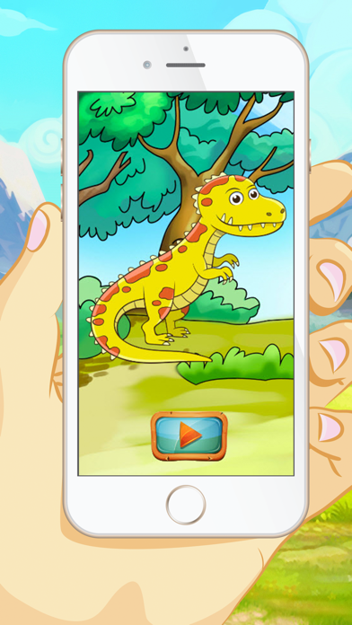恐竜ぬりえ帳 - 教育ぬりえゲーム無料 ！子供と幼児のためののおすすめ画像3