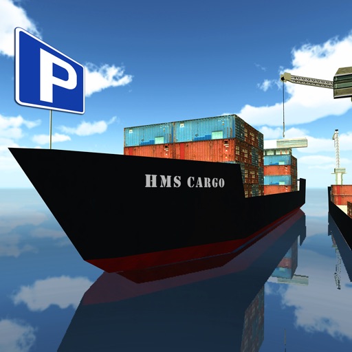 Big Ship Parking Simulator - Ocean Container Shipping Cargo Boat Game PRO icon