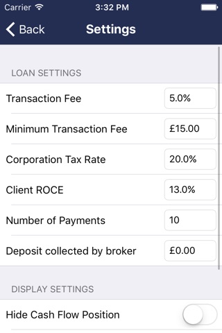 PCL Loan Calc screenshot 2
