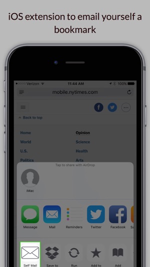 Mail Notes App