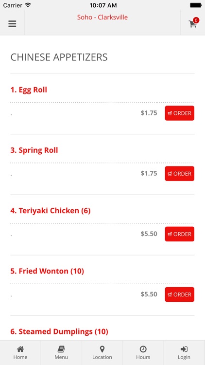 Soho - Clarksville Online Ordering