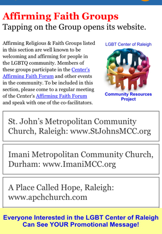 LGBT Center of Raleigh screenshot 4
