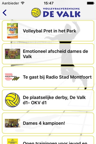 Volleybal De Valk screenshot 2