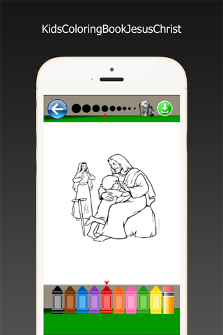 pixart apple pencil adult coloring jesus Christ screenshot 3