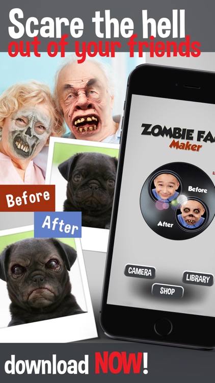 Zombie Face Maker - Turn Your Pic Into a Scary and Ugly Creature Photo Booth screenshot-4