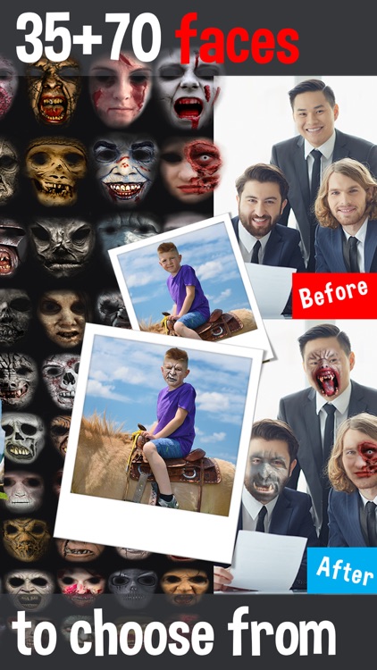 Zombie Face Maker - Turn Your Pic Into a Scary and Ugly Creature Photo Booth