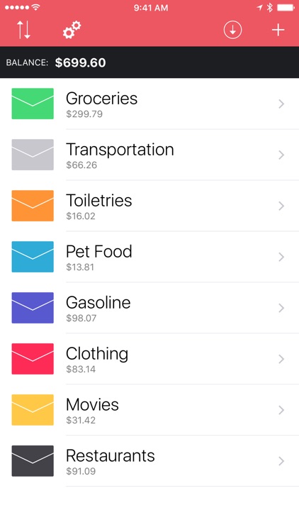 Envelopes: Budget Manager