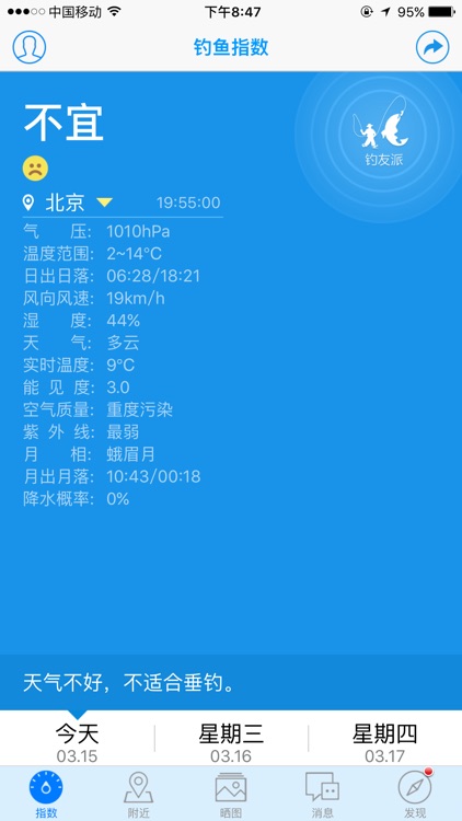 钓鱼钓友派-学钓鱼,找钓点,查鱼讯,看天气,晒渔获,交钓友。