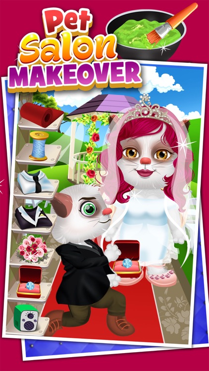 Pet Salon Makeup Games for Kids (Girl & Boy) screenshot-3