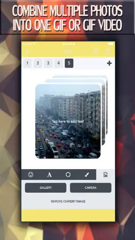 Game screenshot Gif Creator - Photo + Text + Emoji apk