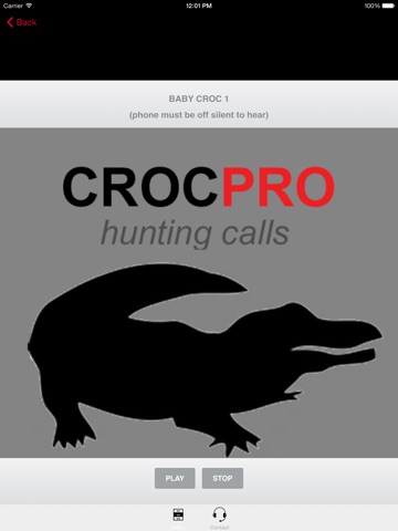 REAL Crocodile Calls & Crocodile Sounds! -- (ad free) BLUETOOTH COMPATIBLE screenshot 3