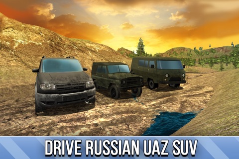 Offroad UAZ 4x4 Simulator 3D - Meet Russian trucks screenshot 4