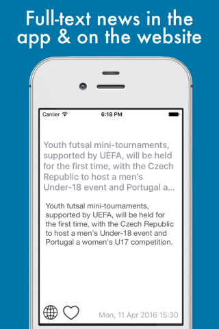Football News - Futsal Edition screenshot 4