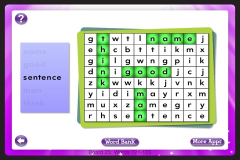 Word Search: Sight Words screenshot 2